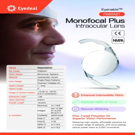 PA60AS1 — Объектив Intraocular