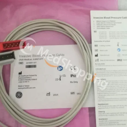 GE Healthcare 2016997-001 — Одиночный кабель IBP Utah Biotrans 3. 6m кабель давления 2104107-001