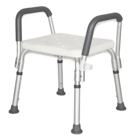 FS5202 — Алюминиевый сплав Регулируемый по высоте стул Shower со съемной спинкой Shower Стул для пожилых людей