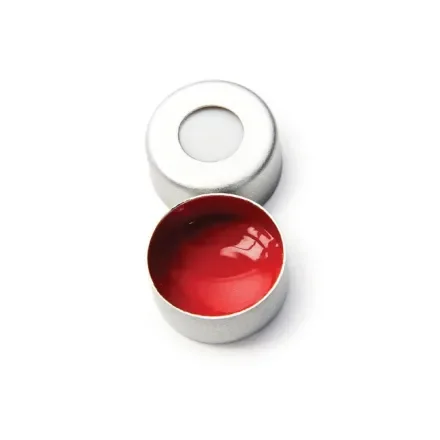 Thermo Fisher Scientific CHCC11-30 — Комплект 100 шт. с белый силикон/красный ПТФ септ SureSTARTsilver алюминиевый 11 мм, обжимная крышка, 100 шт./мешок, 1 класс