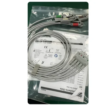 GE Healthcare 412681-001 — Универсальный кабель отведений с зажимом для ЭКГ, номер детали