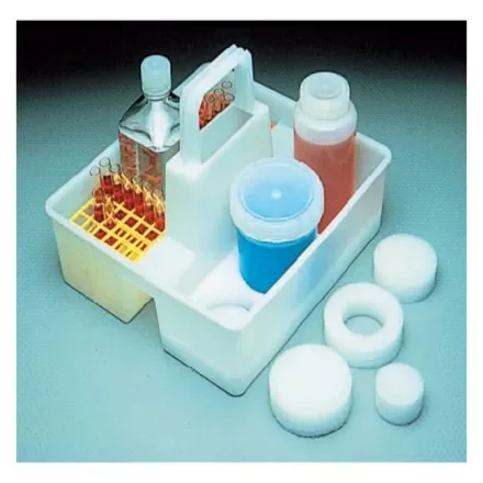 Thermo Fisher Scientific 7131-0001 — Кейс из 2 лабораторных бутылок Nalgene Держатель для бутылок лабораторный Переносчик на 6 позиций