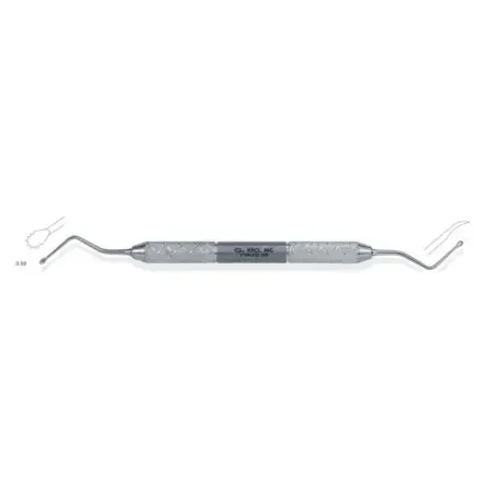 Curette KRCL86C — Стоматологический Двусторонние костные кюреты стоматологический Хирургическая кюретка KQ-301