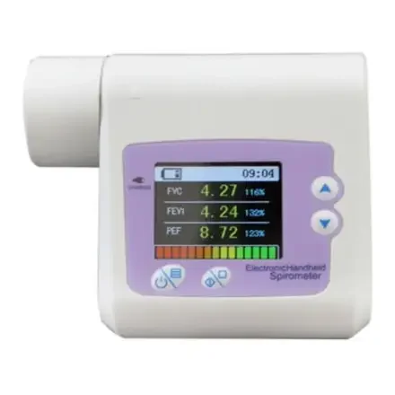 Электронный spirometer Портативный цифровой spirometer Цифровой электронный spirometer