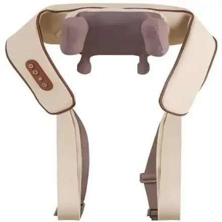 Wearable Neck Shoulder Massager с подогревом 3 скорости глубокого разминания Беспроводной массаж без рук для облегчения трапециевидной мышцы