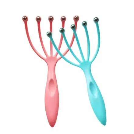 5-claw head massager — Steel Pink Ручной массажер для головы Scalp