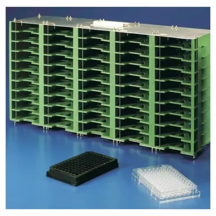 Thermo Fisher Scientific 344380 — Каждый Пластиковый штатив для хранения микропланшетов Nunc, 5 x 5