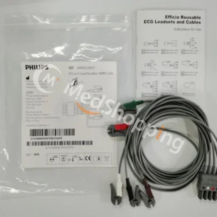 Philips Efficia 5-Lead — 5-выводной захват AAMI Limb 989803160691 989803160771 989803160791 CM10 863301 CM12: 863303CM100 863300, 863320 CM120 863302, 863321 CM150 863304, 863322