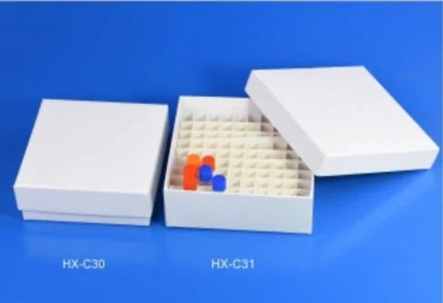 HX-C30 — Бумажная коробка для криопробирок емкостью 1, 8 мл (100well)