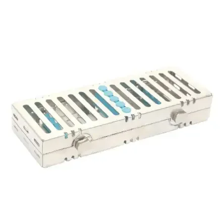 Instruments SK4E030 — 210×78×34 5*1 отдельного типа с защелкой Лоток для стерилизационной кассеты для стоматологических инструментов Стоматологические кассеты для стерилизации Стоматологические инструменты