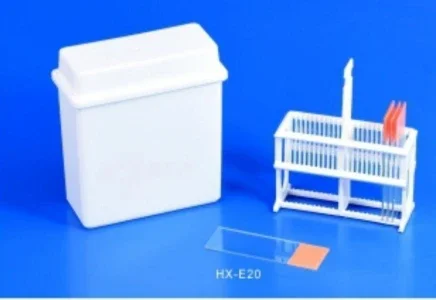 Consumables HX-E20 — Лабораторный Расходные материалы пластиковая стойка для окрашивания с контейнером