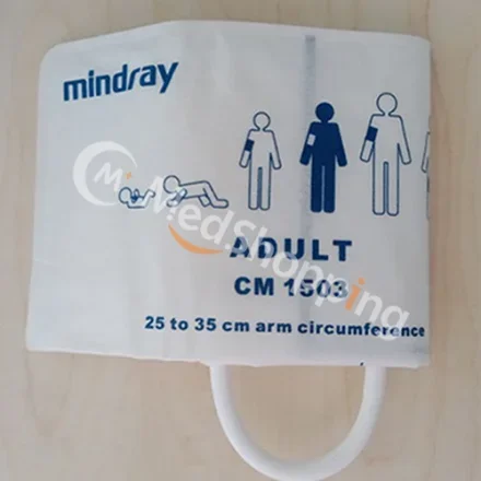 Mindray CM1503 — Монитор пациента Манжета для одного пациента, Манжета для взрослых 25-35 см, 10 шт./кор. Манжета НИАД для одного человека Манжета НИАД для взрослых 25–35 см 115-054843-00
